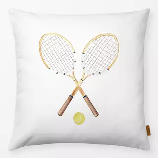 Kissen gekreuzte Tennisschläger