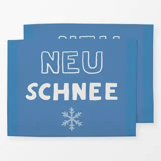 Tischset Neuschnee