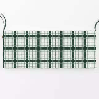 Bankauflage Tartan 1 grün