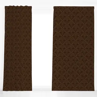 Dekovorhang mocha braun