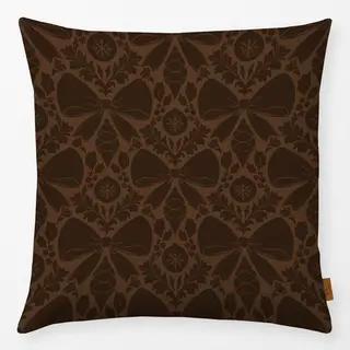 Kissen mocha braun