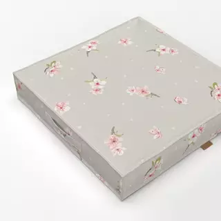 Bodenkissen Landhaus Kirschblüte beige