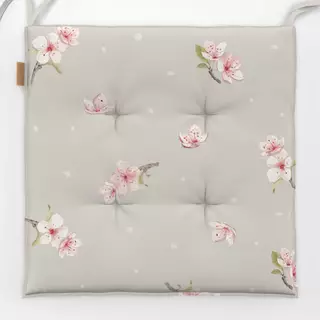 Sitzkissen Landhaus Kirschblüte beige