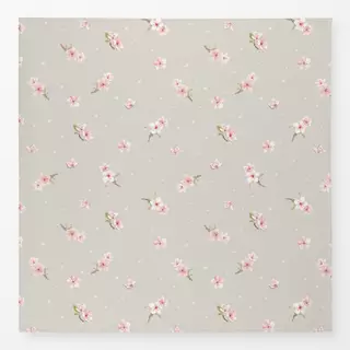 Tischdecke Landhaus Kirschblüte beige