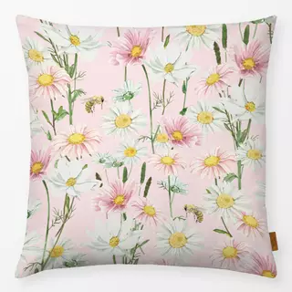 Kissen Cosmea Blumenwiese pastel pink