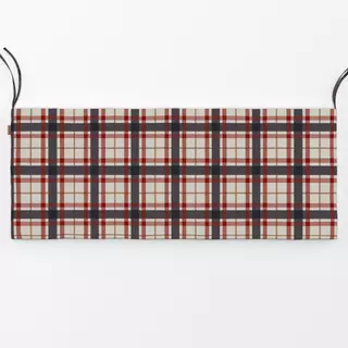 Bankauflage Tartan 1 xmas