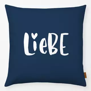 Kissen Liebe Navy