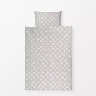 Bettwäsche Landhaus Blumen beige