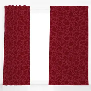 Dekovorhang rot pink