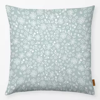 Kissen Sommerblümchen Muted Mint