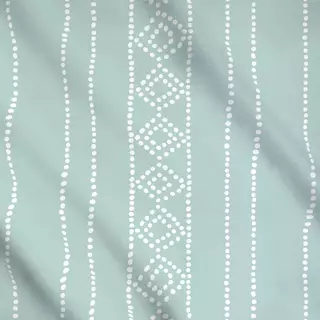 Meterware Boho Raute mint