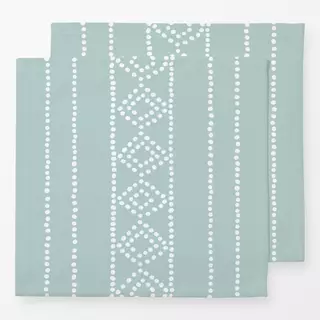 Servietten Boho Raute mint