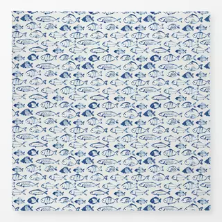 Tischdecke Fischschwarm