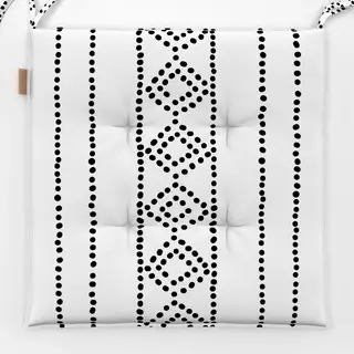 Sitzkissen Boho Raute sw