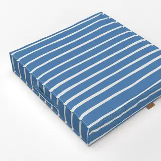Bodenkissen azur blau