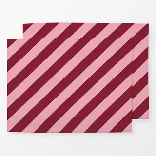Tischset pink rot
