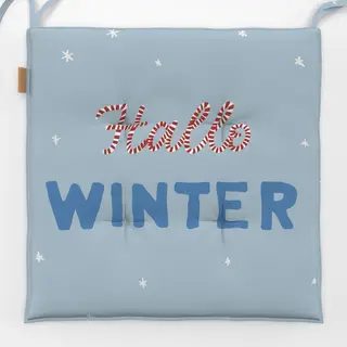 Sitzkissen Hallo Winter