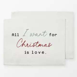 Tischset All I want for Christmas