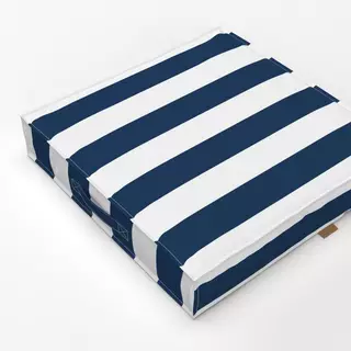 Bodenkissen Sommer Cabana Steifen navy