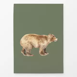 Geschirrtücher Bär oilgreen