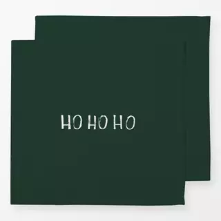 Servietten HoHoHo tannengrün