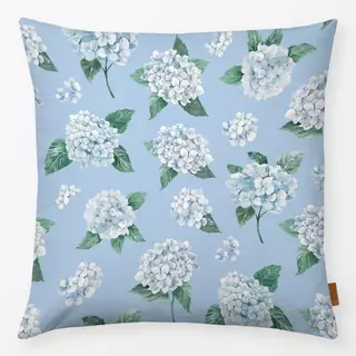 Kissen Blaue Hortensien