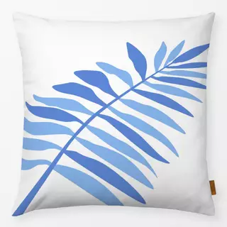 Kissen Palm Leaf blue