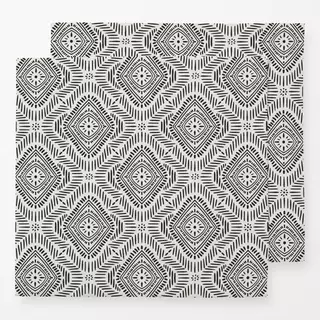 Servietten Boho Medallion Black