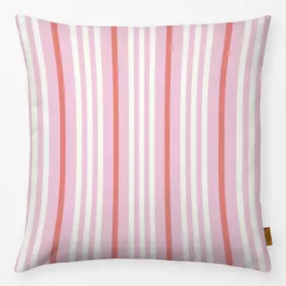 Kissen Pink Hamptons summer stripes