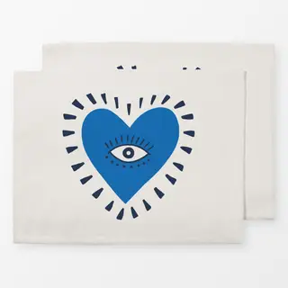 Tischset lucky heart