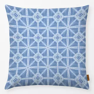 Kissen summer tile - blue