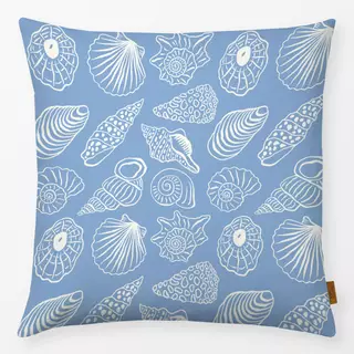 Kissen hand sketched seashells