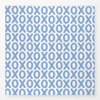 Tischdecke xoxo kisses & hugs blau