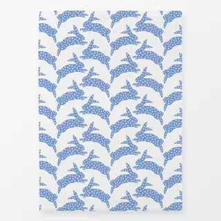 Geschirrtücher Osterhase blau