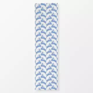 Tischläufer Osterhase blau