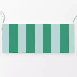 Bankauflage cabana stripes - grun