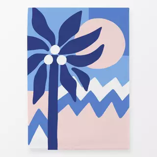 Geschirrtücher Palm Color Block Blue