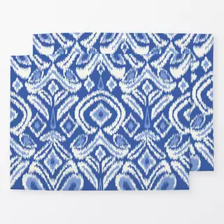 Tischset blue ikat