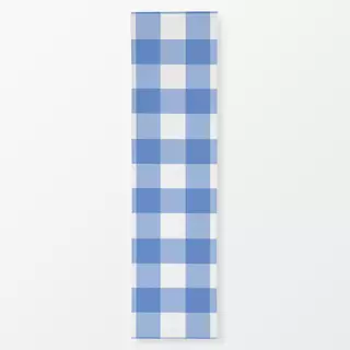 Tischläufer Karo Blau Weiss