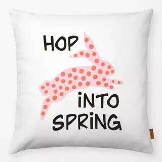 Kissen Hop Into Spring pink