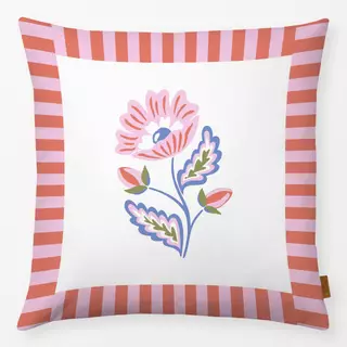 Kissen Blumen mit Rahmen 3