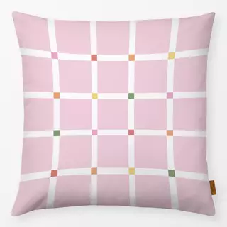 Kissen Karomuster rosa