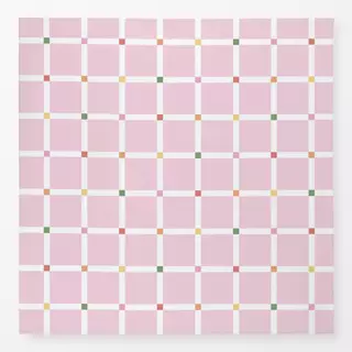 Tischdecke Karomuster rosa