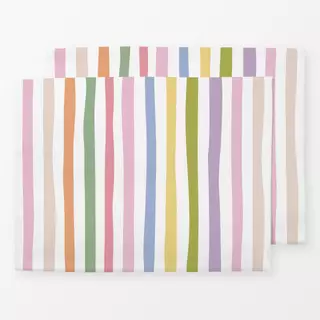 Tischset autumn stripes