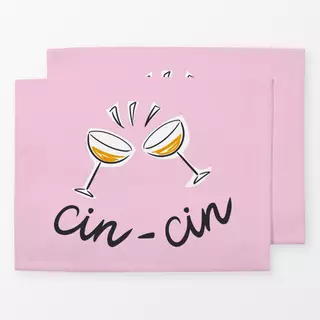 Tischset cin cin - rosa