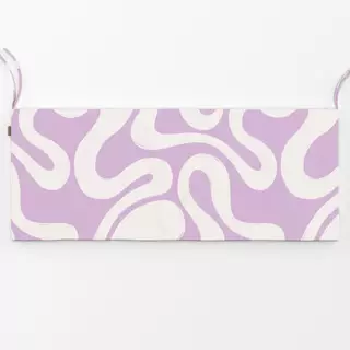 Bankauflage Swirl purple