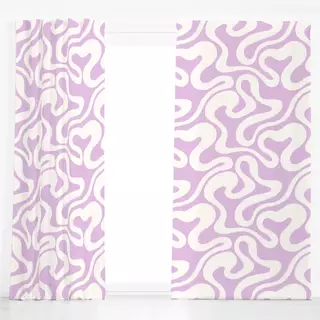 Dekovorhang Swirl purple