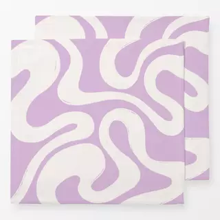 Servietten Swirl purple