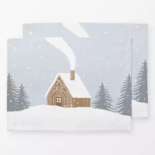 Tischset Winter Home