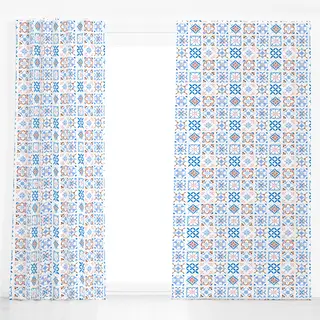 Dekovorhang Azulejos